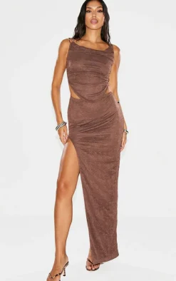 Lace Cut Out Maxi Dress-PrettyLittleThing Outlet