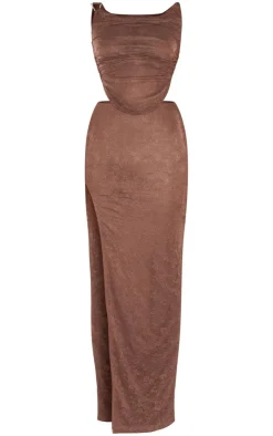 Lace Cut Out Maxi Dress-PrettyLittleThing Outlet