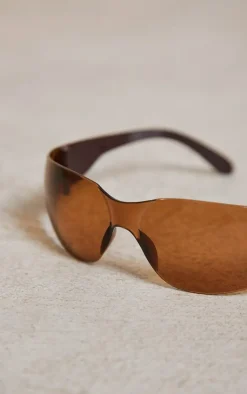 PrettyLittleThing Visor Sunglasses*Lens Frameless Sporty Visor Sunglasses