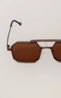 PrettyLittleThing Aviator Sunglasses*Metal Thick Frame Aviator Sunglasses