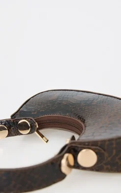 PrettyLittleThing Shoulder Bags*Mini Croc Shoulder Bag