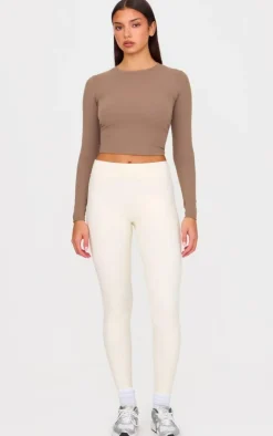 PrettyLittleThing Workout Tops*Sculpt Long Sleeve Gym Top