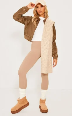 PrettyLittleThing Bomber Jackets*Seam Detail Distressed Pu Bomber