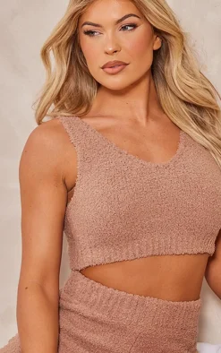 PrettyLittleThing Bralets*Teddy Knit Bralet