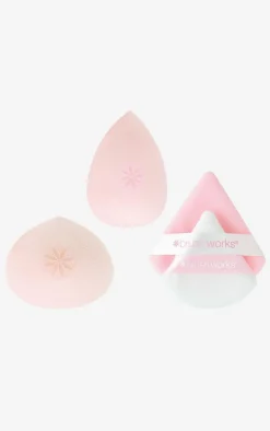 PrettyLittleThing Makeup Brushes & Tools*Brushworks Blend & Set Makeup Sponge And Puff Set
