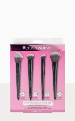 PrettyLittleThing Makeup Brushes & Tools*Brushworks Buff And Blend Face Set