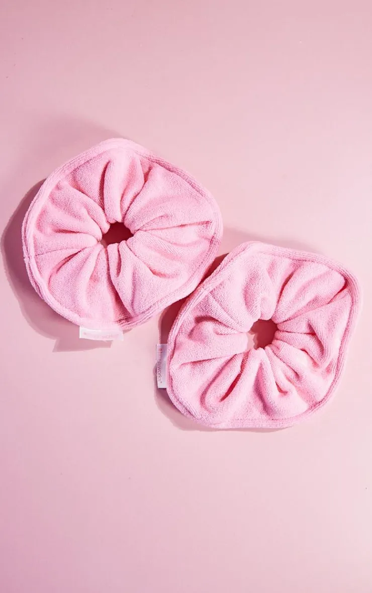 PrettyLittleThing Hair Tools*Brushworks Microfibre Hair Scrunchies 2 Pack