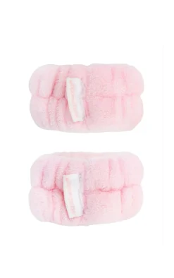 PrettyLittleThing Hair Care*Brushworks Microfibre Wrist Washbands - 2 Sets