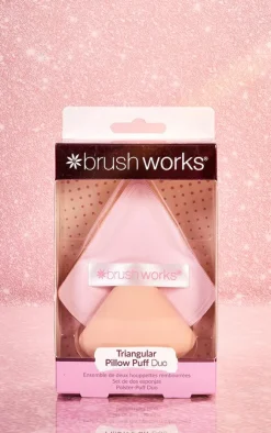 PrettyLittleThing Makeup Brushes & Tools*Brushworks Triangular Pillow Puff Duo