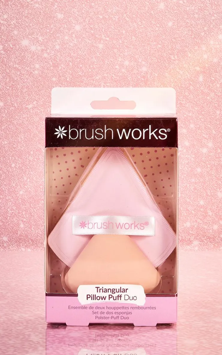 PrettyLittleThing Makeup Brushes & Tools*Brushworks Triangular Pillow Puff Duo