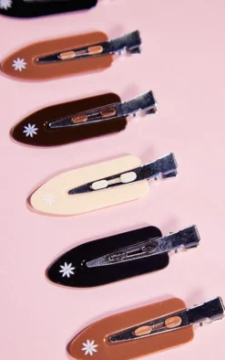 PrettyLittleThing Hair Care*Brushworks Nude No Crease Hair Clips 8 Pack