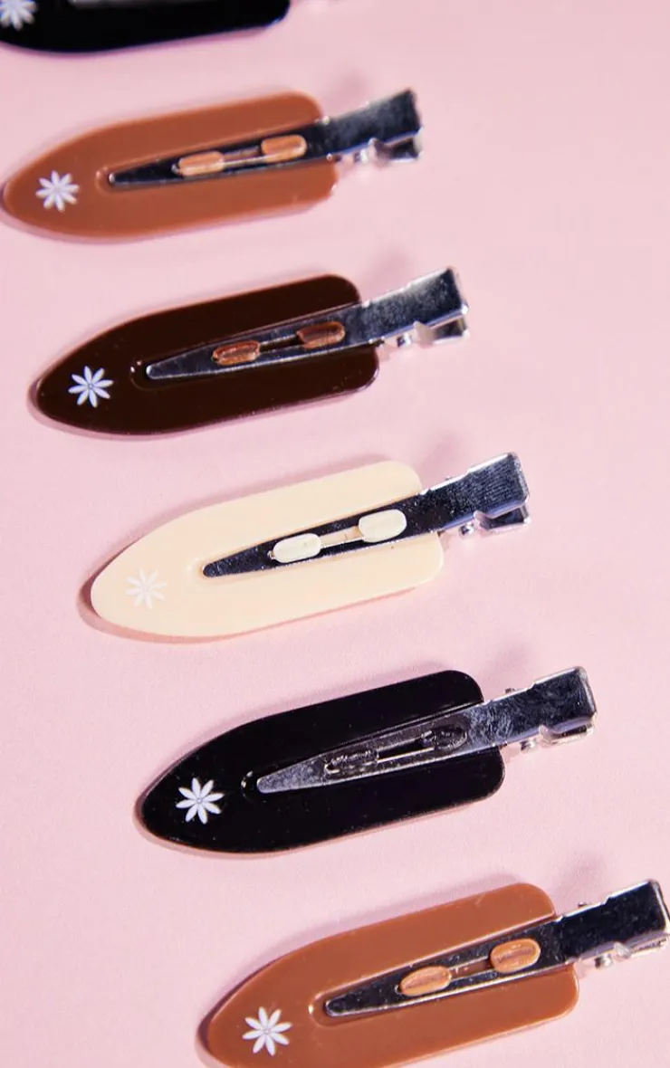 PrettyLittleThing Hair Care*Brushworks Nude No Crease Hair Clips 8 Pack