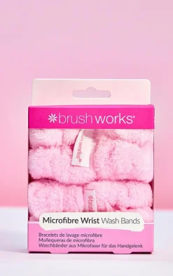 PrettyLittleThing Hair Accessories*Brushworks Microfibre Wrist Washbands - 1 Set