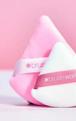 PrettyLittleThing Makeup Brushes & Tools*Brushworks Triangular Powder Puff Duo