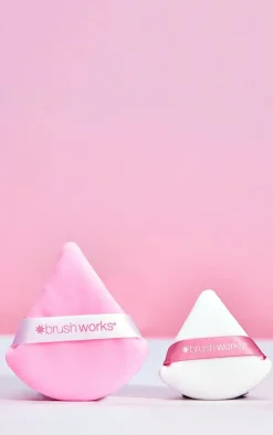 PrettyLittleThing Makeup Brushes & Tools*Brushworks Triangular Powder Puff Duo