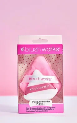 PrettyLittleThing Makeup Brushes & Tools*Brushworks Triangular Powder Puff Duo