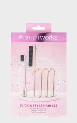 PrettyLittleThing Hair Care*Brushworks Slick & Style Hair Set