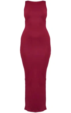 Double Contour High Neck Maxi Dress-PrettyLittleThing Outlet
