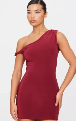 Double Layer Slinky Twist Bodycon Dress-PrettyLittleThing Best