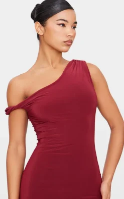 Double Layer Slinky Twist Bodycon Dress-PrettyLittleThing Best