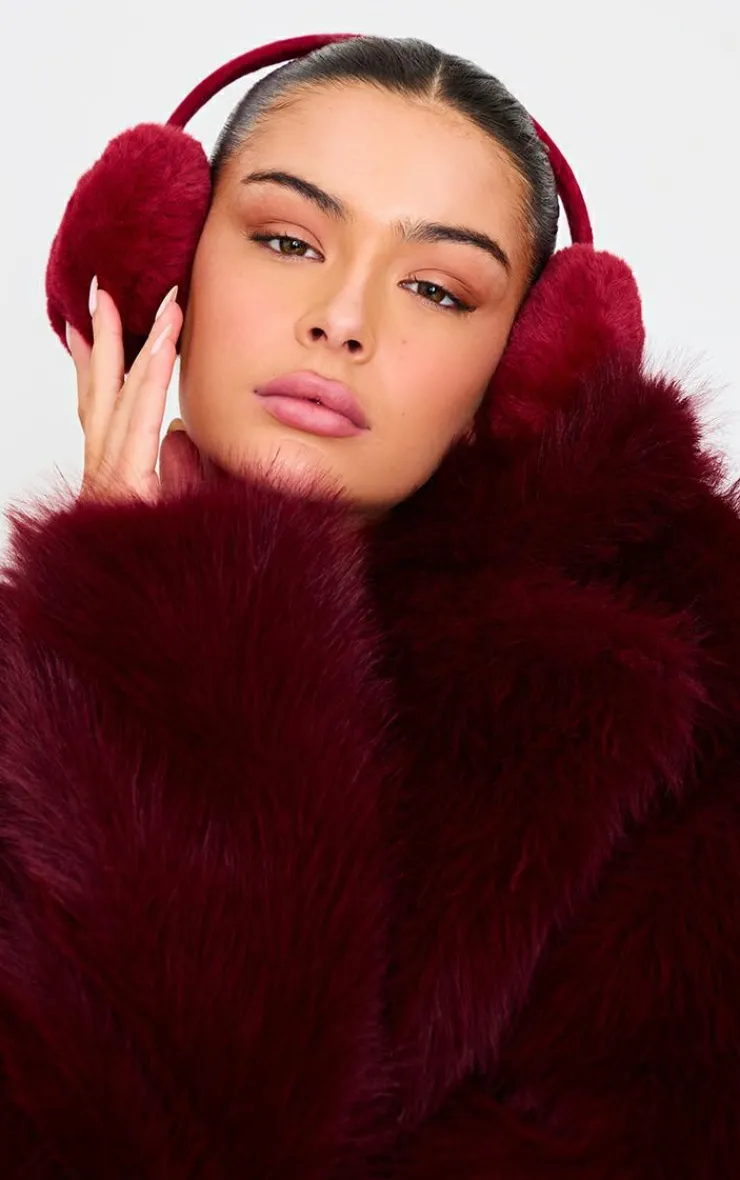PrettyLittleThing Hair Accessories*Faux Fur Ear Muffs