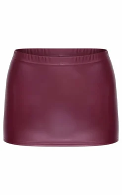 Faux Leather Micro Mini Skirt-PrettyLittleThing Hot