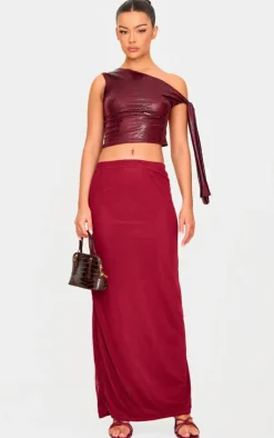 Lined Mesh Maxi Skirt-PrettyLittleThing Clearance