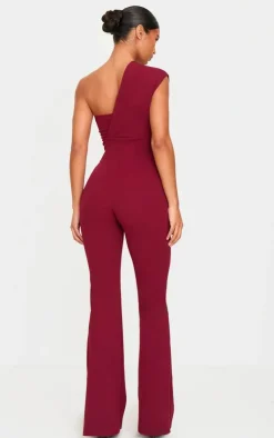 One Shoulder Drape Detailed Jumpsuit-PrettyLittleThing New