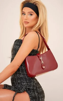 PrettyLittleThing Shoulder Bags*Patent Clasp Detail Shoulder Bag