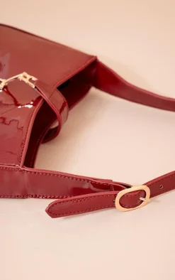 PrettyLittleThing Shoulder Bags*Patent Clasp Detail Shoulder Bag