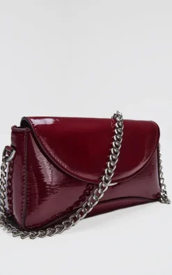 PrettyLittleThing Crossbody Bags*Patent Envelope Cross Body Bag
