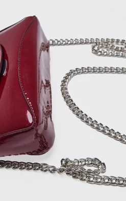PrettyLittleThing Crossbody Bags*Patent Envelope Cross Body Bag