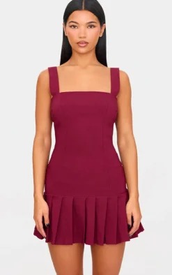 Pleated Shift Dress-PrettyLittleThing Best