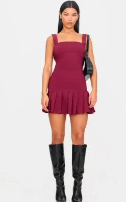 Pleated Shift Dress-PrettyLittleThing Best