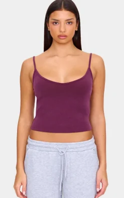 PrettyLittleThing Camisole*Premium Soft Touch V Neck Strappy Cami
