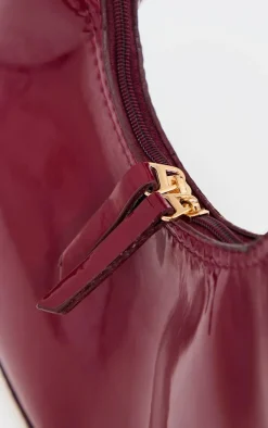 PrettyLittleThing Shoulder Bags*Rounded Patent Shoulder Bag