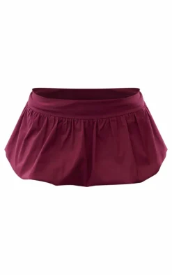 PrettyLittleThing Thanksgiving Outfits*Stretch Woven Micro Mini Puffball Skirt
