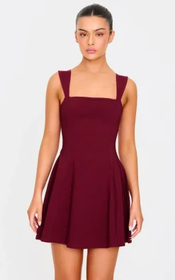 Stretch Woven Shift Dress-PrettyLittleThing Hot