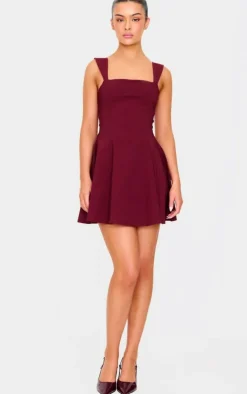 Stretch Woven Shift Dress-PrettyLittleThing Hot