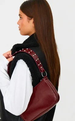 PrettyLittleThing Shoulder Bags*Stud Handle Shoulder Bag