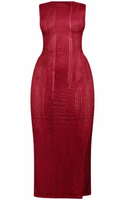 Texture Extreme Back Cut Out Maxi Dress-PrettyLittleThing Hot