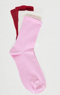 PrettyLittleThing Socks*Tonal 3 Pack Socks
