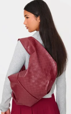 PrettyLittleThing Shoppers*Weaved Oversized Slouchy Tote