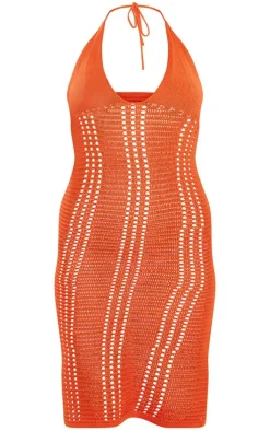 Crochet Midi Dress-PrettyLittleThing Sale