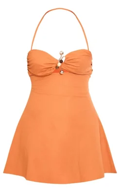 Trim Detail Shift Dress-PrettyLittleThing Discount