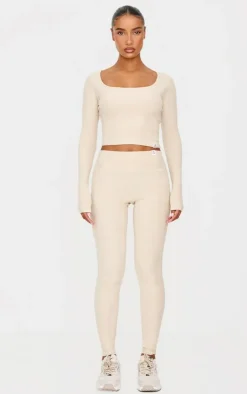 PrettyLittleThing Gym Leggings*Brushed Rib Under Layer Leggings