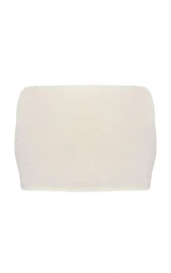 Clearance PrettyLittleThing Chiffon Mini Skirt Butter Cream
