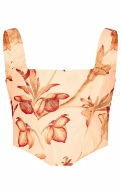 PrettyLittleThing Corsets*Floral Corset