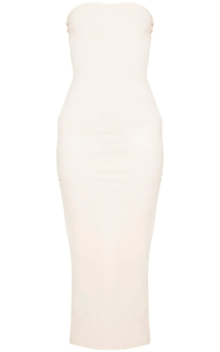 PrettyLittleThing Snatched*Snatched Sculpt Bandeau Midaxi Dress