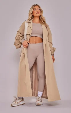PrettyLittleThing Trench Coats*Cargo Pocket Detail Oversized Trench Coat